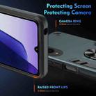 For Samsung Galaxy S25 Edge 5G Shockproof Metal Ring Holder Phone Case(Green) - 3
