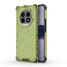 For Realme 13 Pro 5G Global Shockproof Honeycomb PC + TPU Protective Phone Case(Green) - 1