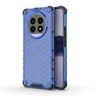 For Realme 13 Pro 5G Global Shockproof Honeycomb PC + TPU Protective Phone Case(Blue) - 1