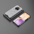 For Realme 14 Pro 5G Global Shockproof Honeycomb PC + TPU Protective Phone Case(White) - 2
