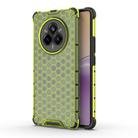 For Realme 14 Pro 5G Global Shockproof Honeycomb PC + TPU Protective Phone Case(Green) - 1