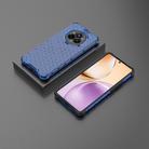 For Realme 14 Pro 5G Global Shockproof Honeycomb PC + TPU Protective Phone Case(Blue) - 2