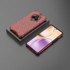 For Realme 14 Pro 5G Global Shockproof Honeycomb PC + TPU Protective Phone Case(Red) - 2