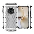 For Realme 14 Pro+ 5G Shockproof Honeycomb PC + TPU Protective Phone Case(White) - 3