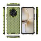 For Realme 14 Pro+ 5G Shockproof Honeycomb PC + TPU Protective Phone Case(Green) - 3