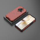 For Realme 14 Pro+ 5G Shockproof Honeycomb PC + TPU Protective Phone Case(Red) - 2