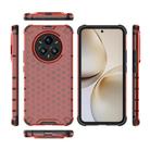For Realme 14 Pro+ 5G Shockproof Honeycomb PC + TPU Protective Phone Case(Red) - 3