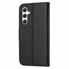 For Samsung Galaxy S24 FE 5G Embossed Happy Cat Pattern Flip Leather Phone Case(Black) - 3