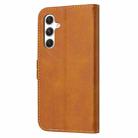 For Samsung Galaxy A16 5G Global Embossed Happy Cat Pattern Flip Leather Phone Case(Yellow) - 3
