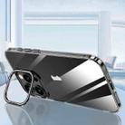 For iPhone 16 Pro SULADA PC + Aluminum Alloy Lens Holder Phone Case(Black) - 1