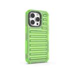 For iPhone 14 Pro High Transparency TPU Hybrid PC Airbag Phone Case(Transparent Green) - 3