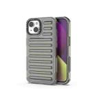 For iPhone 13 High Transparency TPU Hybrid PC Airbag Phone Case(Transparent Black) - 1