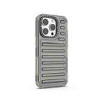 For iPhone 15 Pro High Transparency TPU Hybrid PC Airbag Phone Case(Transparent Black) - 3