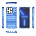 For iPhone 13 Pro High Transparency TPU Hybrid PC Airbag Phone Case(Transparent Blue) - 2