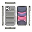 For iPhone 11 High Transparency TPU Hybrid PC Airbag Phone Case(Transparent Black) - 2