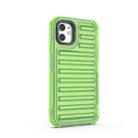 For iPhone 11 High Transparency TPU Hybrid PC Airbag Phone Case(Transparent Green) - 3
