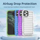 For iPhone 11 Pro Max High Transparency TPU Hybrid PC Airbag Phone Case(Transparent Green) - 2