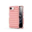 For iPhone 17 Pro Max High Transparency TPU Hybrid PC Airbag Phone Case(Peach Red) - 1