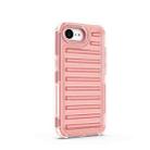 For iPhone 17 Pro Max High Transparency TPU Hybrid PC Airbag Phone Case(Peach Red) - 3