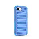 For iPhone 17 Pro Max High Transparency TPU Hybrid PC Airbag Phone Case(Transparent Blue) - 3