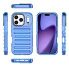 For iPhone 17 Pro High Transparency TPU Hybrid PC Airbag Phone Case(Transparent Blue) - 2