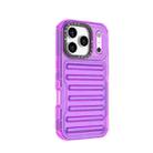 For iPhone 17 Pro High Transparency TPU Hybrid PC Airbag Phone Case(Transparent Purple) - 3
