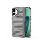 For iPhone 17 High Transparency TPU Hybrid PC Airbag Phone Case(Transparent Black) - 1