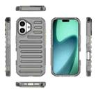 For iPhone 17 High Transparency TPU Hybrid PC Airbag Phone Case(Transparent Black) - 2
