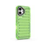 For iPhone 17 High Transparency TPU Hybrid PC Airbag Phone Case(Transparent Green) - 3