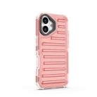 For iPhone 17 High Transparency TPU Hybrid PC Airbag Phone Case(Pink) - 3