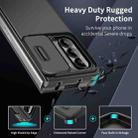 For Samsung Galaxy Z Fold5 Sliding Camshield TPU + PC Phone Case(Black) - 3