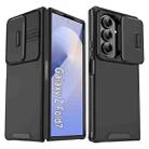 For Samsung Galaxy Z Flip7 Sliding Camshield TPU + PC Phone Case(Black) - 1