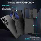 For Samsung Galaxy Z Flip7 Sliding Camshield TPU + PC Phone Case(Black) - 2