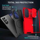 For Samsung Galaxy Z Flip7 Sliding Camshield TPU + PC Phone Case(Red) - 2