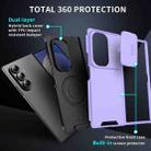 For Samsung Galaxy Z Flip7 Sliding Camshield TPU + PC Phone Case(Purple) - 2