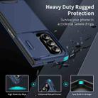 For Samsung Galaxy Z Fold7 Sliding Camshield TPU + PC Phone Case(Blue) - 3