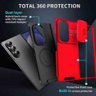 For Samsung Galaxy Z Fold7 Sliding Camshield TPU + PC Phone Case(Red) - 2