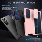 For Samsung Galaxy Z Fold7 Sliding Camshield TPU + PC Phone Case(Pink) - 2