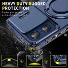 For Motorola Moto G Stylus 5G 2025 Sliding Camshield Ring Holder Phone Case(Blue) - 2