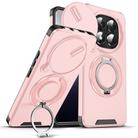 For Redmi Note 14 Pro 5G / 4G Sliding Camshield Ring Holder Phone Case(Pink) - 1