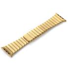 For Apple Watch SE 2023 44mm Single Bead Magnetic Stainless Steel Watch Band(Gold) - 2