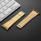 For Apple Watch SE 2023 44mm Single Bead Magnetic Stainless Steel Watch Band(Gold) - 3