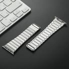 For Apple Watch Ultra 2 49mm Single Bead Magnetic Stainless Steel Watch Band(Silver) - 3