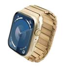 For Apple Watch Series 9 41mm Single Bead Magnetic Stainless Steel Watch Band(Rose Gold) - 1