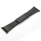 For Apple Watch Ultra 49mm Single Bead Magnetic Stainless Steel Watch Band(Black) - 2