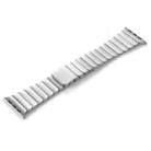 For Apple Watch Series 8 41mm Single Bead Magnetic Stainless Steel Watch Band(Silver) - 2