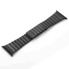 For Apple Watch SE 2022 44mm Single Bead Magnetic Stainless Steel Watch Band(Black) - 2