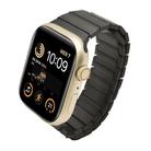 For Apple Watch SE 40mm Single Bead Magnetic Stainless Steel Watch Band(Black) - 1