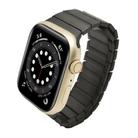 For Apple Watch Series 6 40mm Single Bead Magnetic Stainless Steel Watch Band(Black) - 1