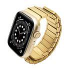 For Apple Watch Series 6 44mm Single Bead Magnetic Stainless Steel Watch Band(Gold) - 1